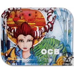 OCB Rolling Tray Horned Woman