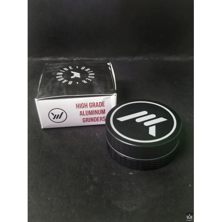 2.2" Black Barbwire 2p Herb Grinder