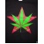 Black Cannabis Leaf NRX Shirt Small